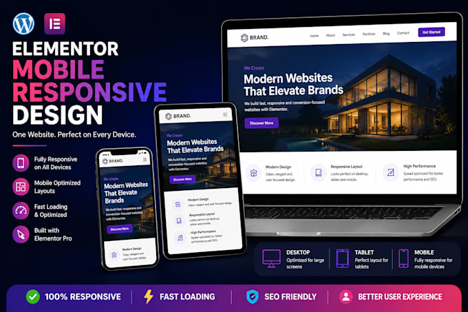 be your wordpress elementor specialist for design, fixes and customization