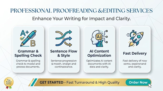 proofread and edit your english documents professionally