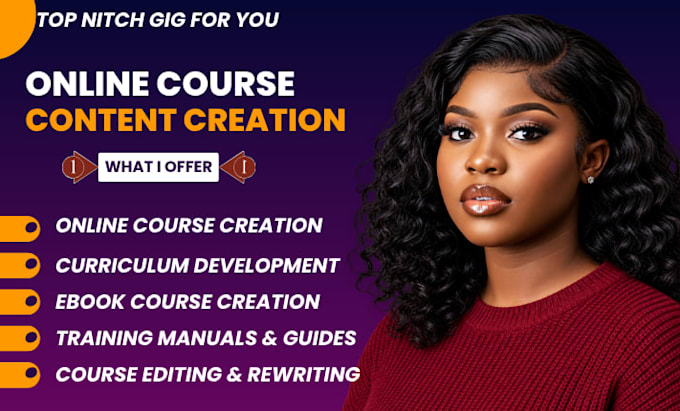 create online course, curriculum development, course content, and ebook course