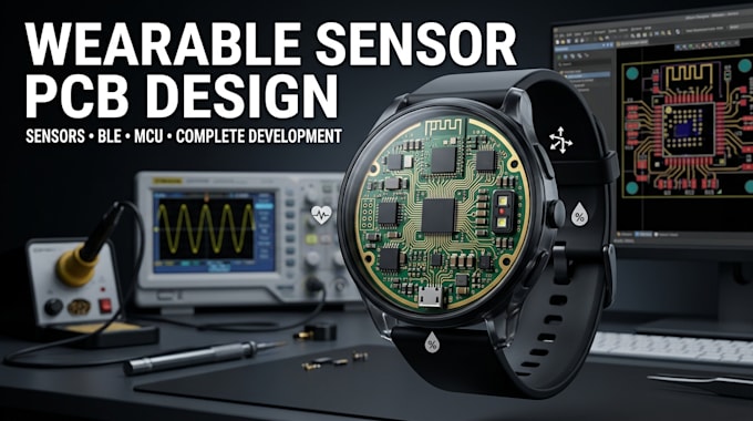 wearable sensor pcb, fitness tracker and smart wearable electronics