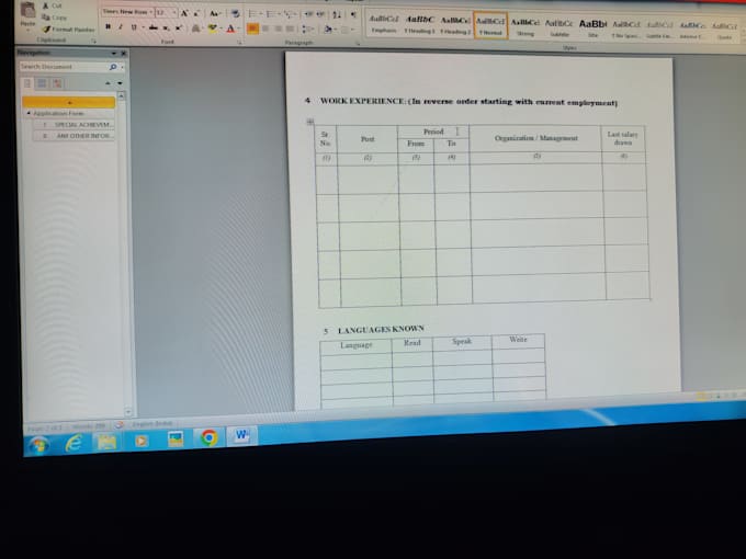 professional ms office work excel data entry word formatting  powerpoint slide