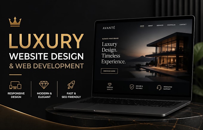 build luxury website design and website development