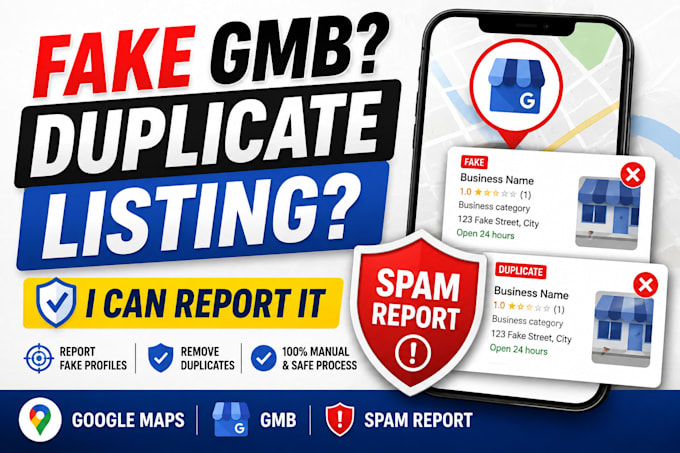 report to remove spam duplicate google my business profile