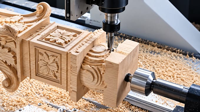 generate cnc g code for wood product or fabrication and teach you how it made