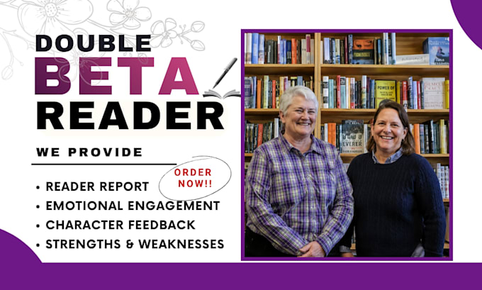 double beta read your manuscript with inline comments from two female readers