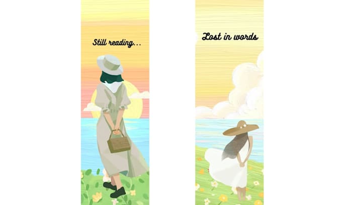 design custom printable bookmarks for you