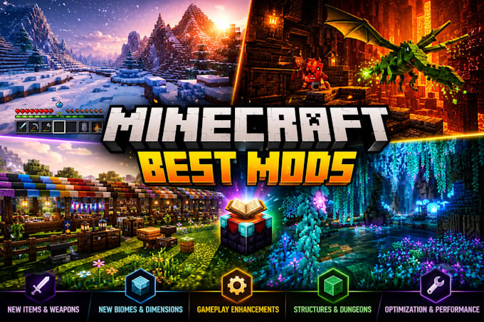 create custom minecraft mods for fabric, forge, neoforge, java and more