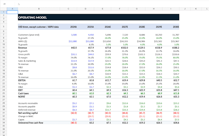 build an investor ready financial model