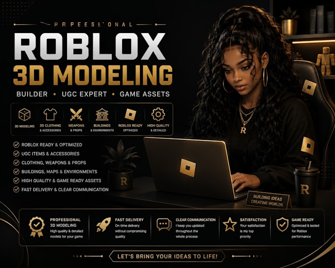 create 3d roblox character, roblox accessories, ugc bundle