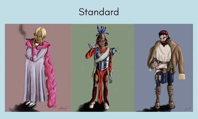 design and draw your character or creature