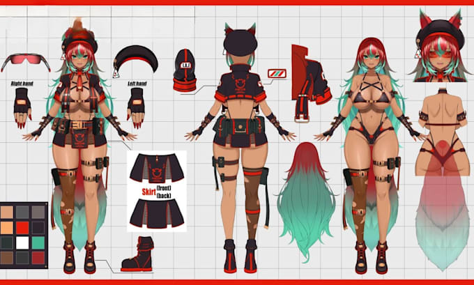 professionally rig your live2d vtuber model for vtube studio