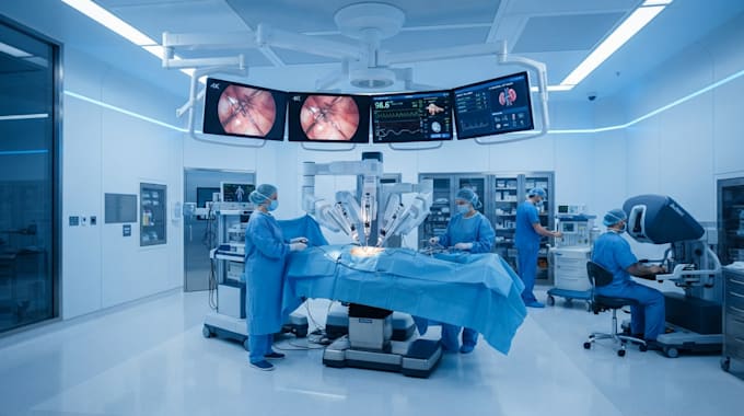 design hospital architecture and medical facility rendering