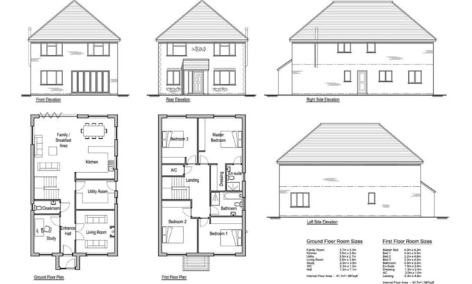 draw architectural permit plan for city approval, 2d floor plan, blueprint plans