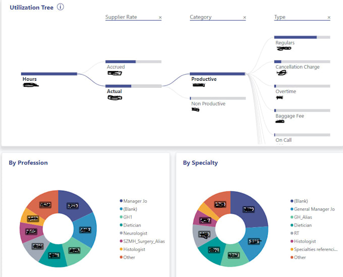 create professional power bi dashboards and interactive reports