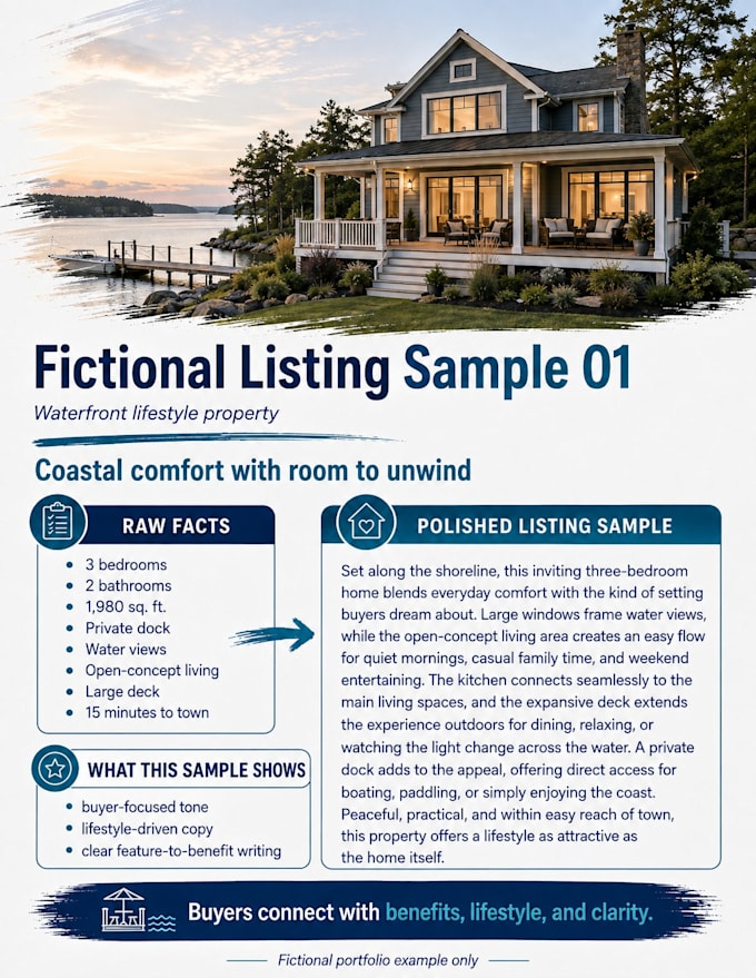 write compelling real estate listing descriptions