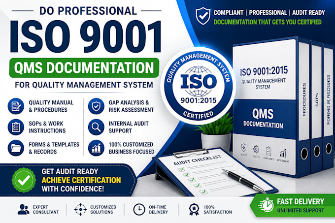 do iso 9001 qms documentation professionally