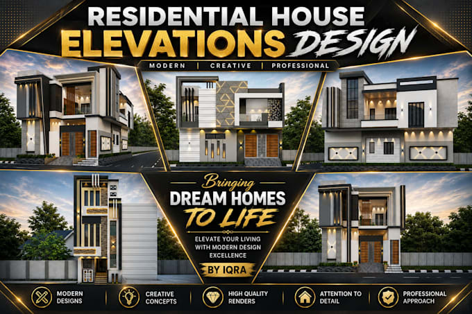 transform your building into a stunning modern architectural elevation