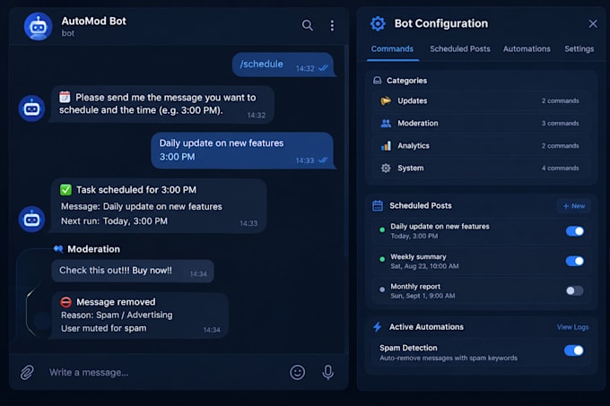 custom bots and automation for any platform