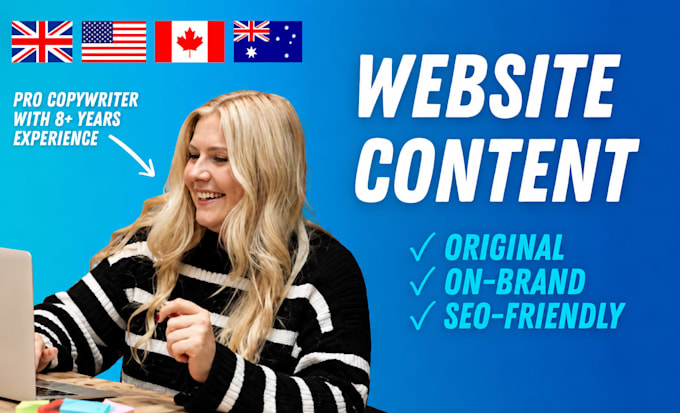 be your SEO website content writer for website copywriting