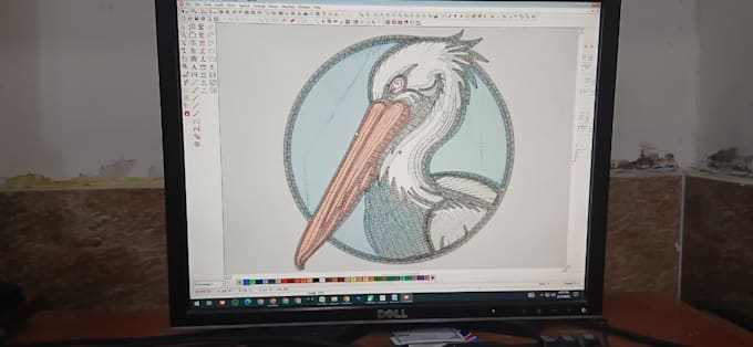 professional custom wilcom embroidery digitizing dst, emb, jef, hus
