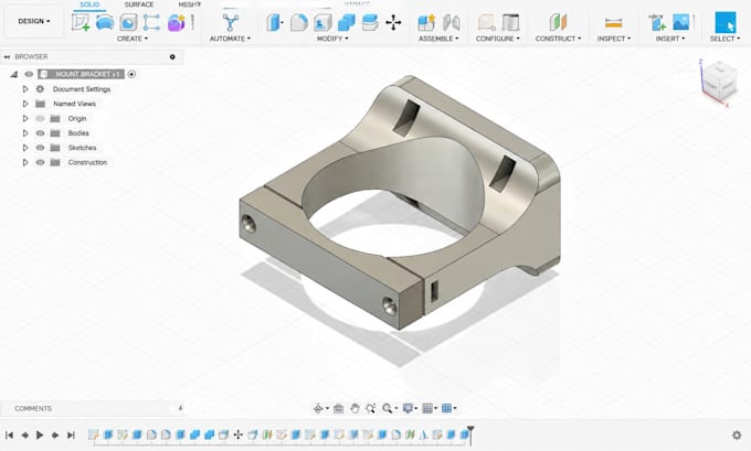 design custom product prototype modeling, stl step exports using fusion 360 cad