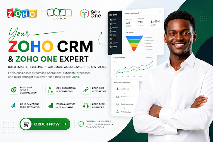 be your zoho one expert, zoho crm