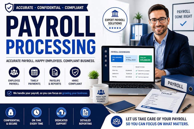 handle your payroll setup as an expert payroll accountant