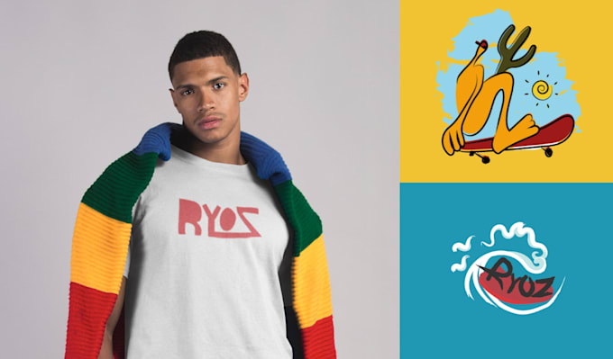 design a custom streetwear surfwear artwork
