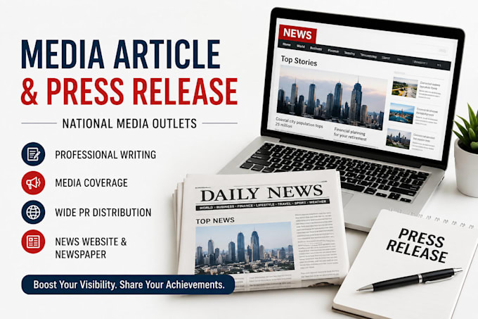write and publish media coverage for eb1a eb2 niw