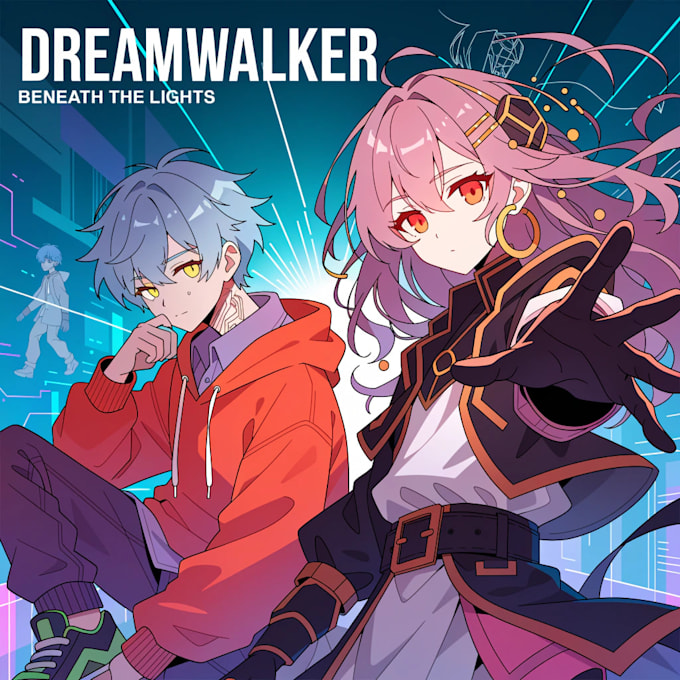 create anime style album cover