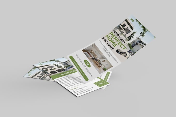 design a clean and professional rack card