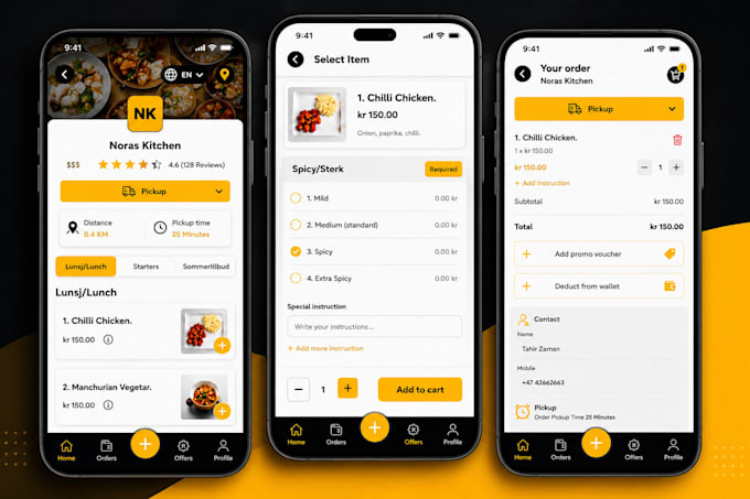 develop custom mobile app, web app or desktop application