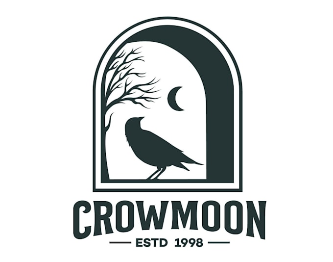 design creative good looking high quality crow logo