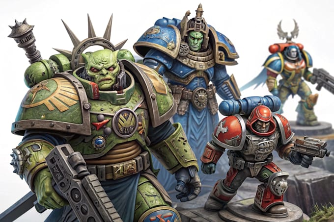paint your warhammer, 40k, wargaming miniatures