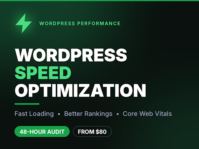 do wordpress speed optimization to fix core web vitals and page speed