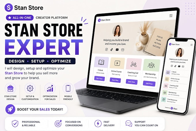 stan store setup stan store design stan store instagram stan store website