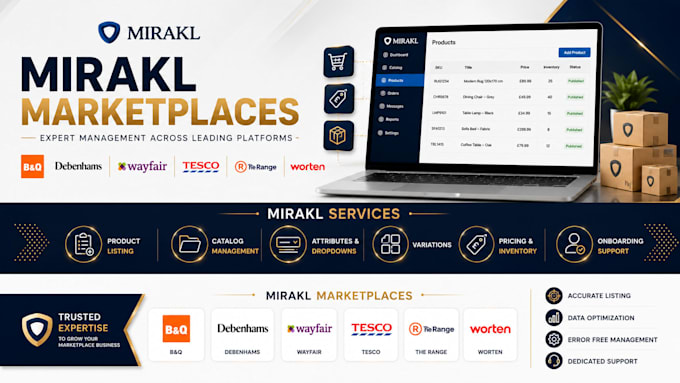 manage and optimize your mirakl product listings