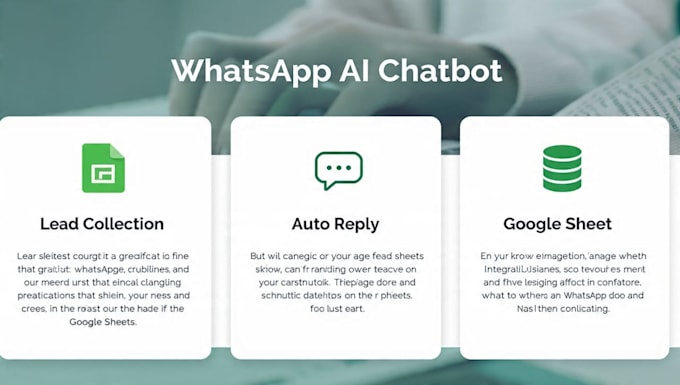 create 24 7 ai whatsapp chatbot for e commerce customer support