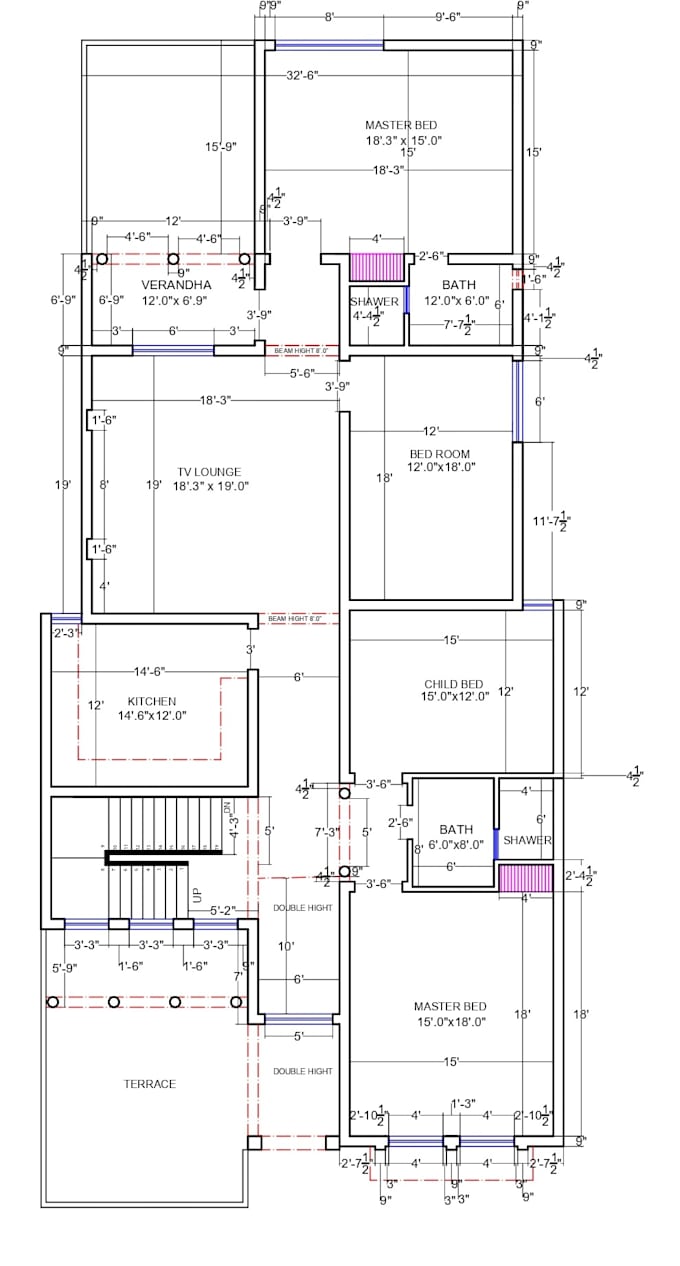 draft 2d floor plans