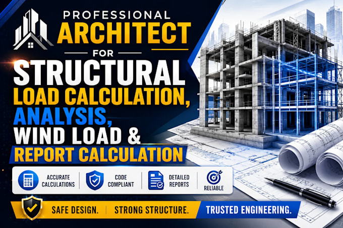 draftsman structural load calculation analysis wind load and report calculation
