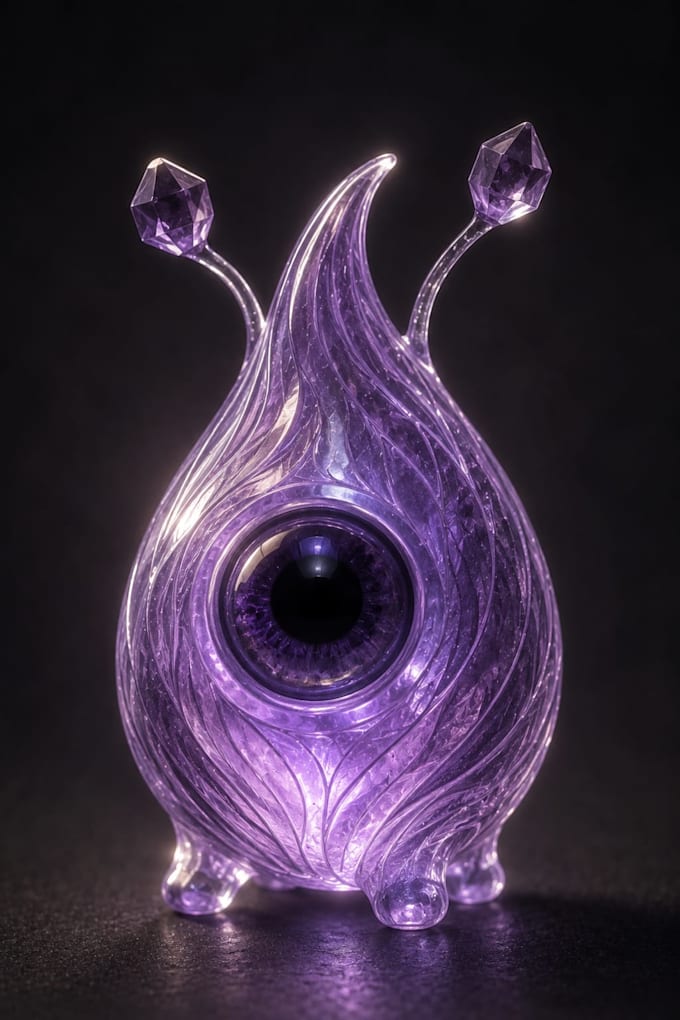 design a unique one eyed collectible creature character