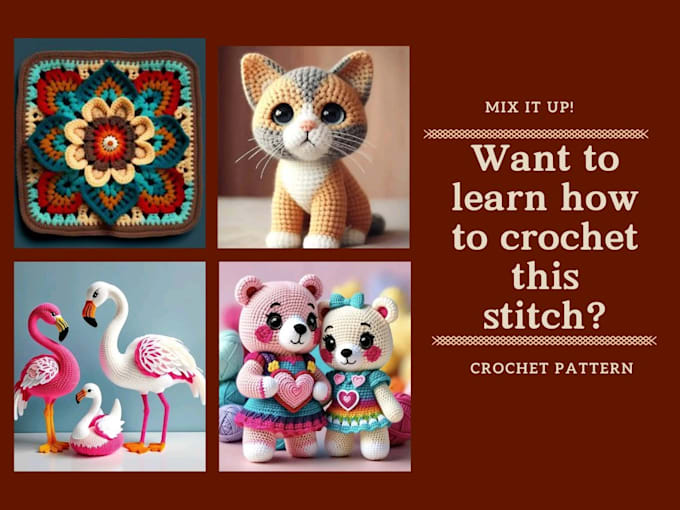 write a crochet pattern for amigurimis
