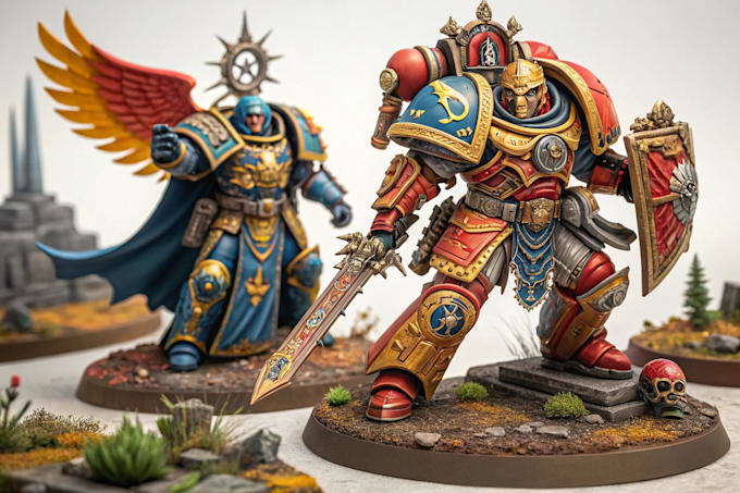 paint your warhammer 40k and fantasy miniatures