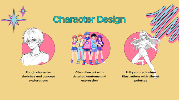 charector design in anime style,pfp,arts