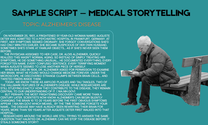 write engaging medical and health youtube scripts