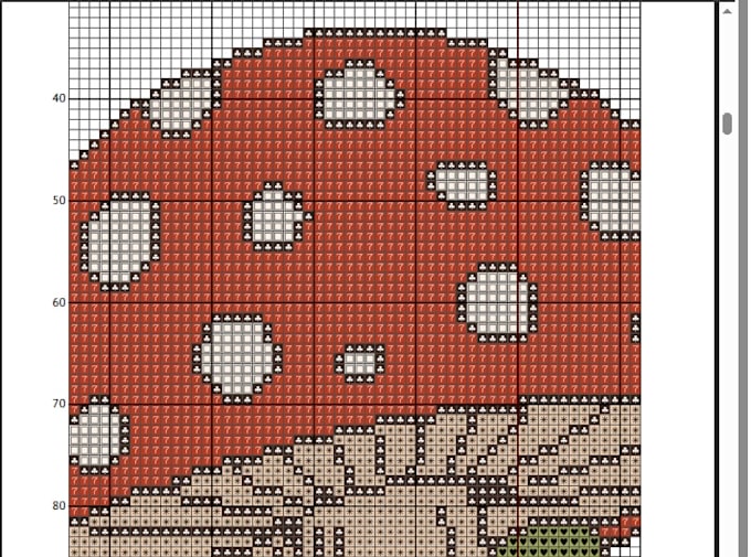 design handmade cross stitch patterns with PDF chart
