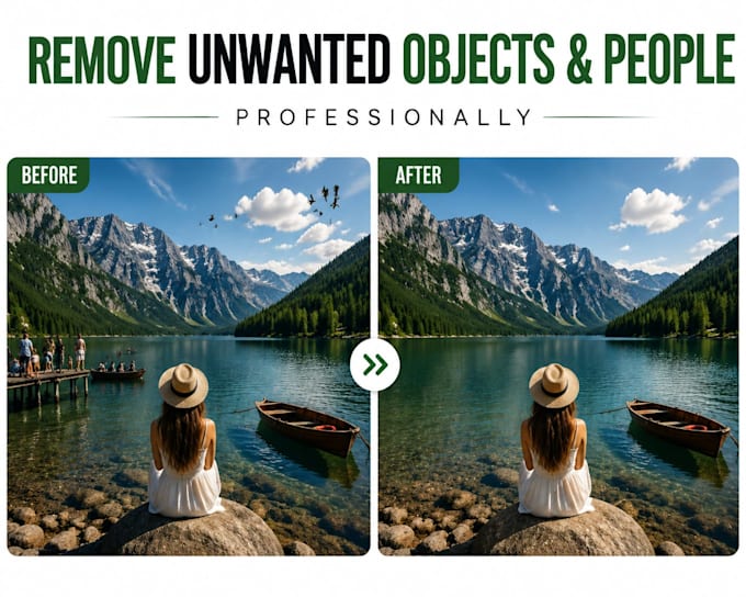 add or remove unwanted objects, people from your photos professionally