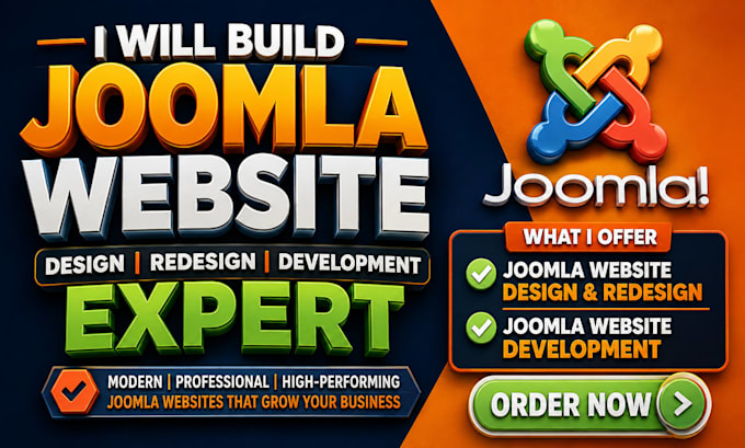 build joomla website design joomla redesign joomla website development expert