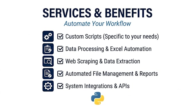 create a python script to automate repetitive tasks