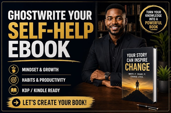 ghostwrite your self help ebook on mindset and personal development